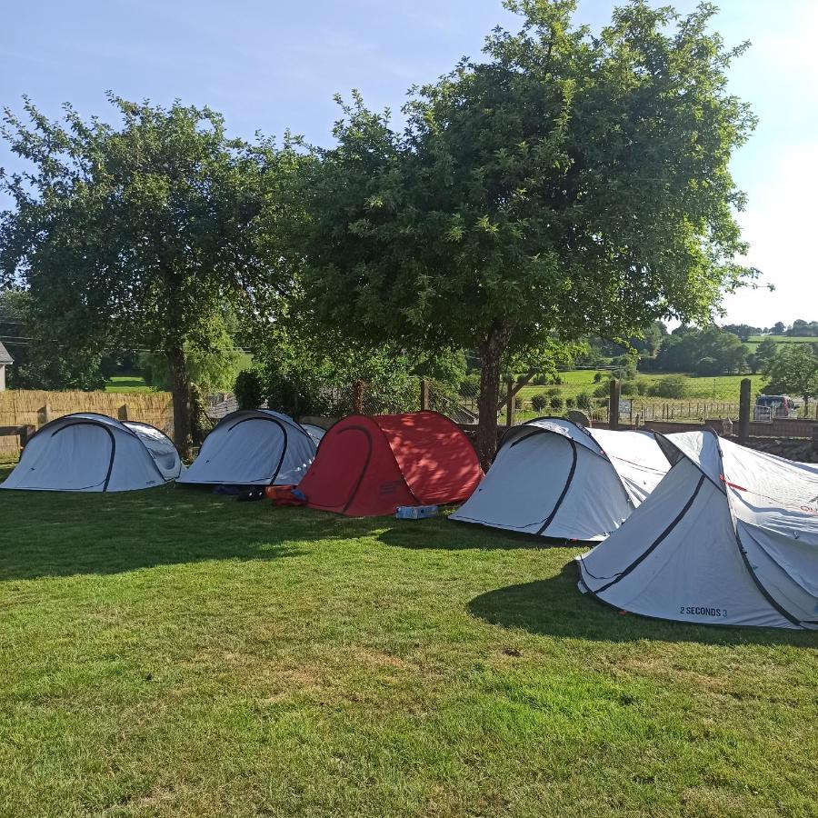 La Billardiere Camping A La Ferme Le Menil-Ciboult ภายนอก รูปภาพ